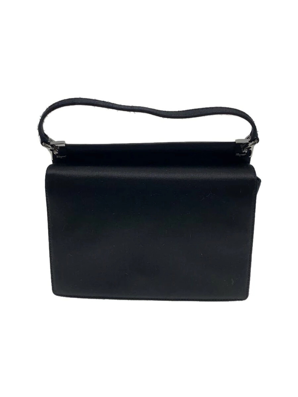 Salvatore Ferragamo Handbag Leather Black Shoulder Bag